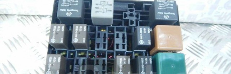 Блок предохранителей и реле СсангЙонг Рекстон