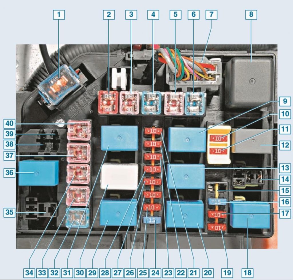 Предохранитель печки акцент тагаз